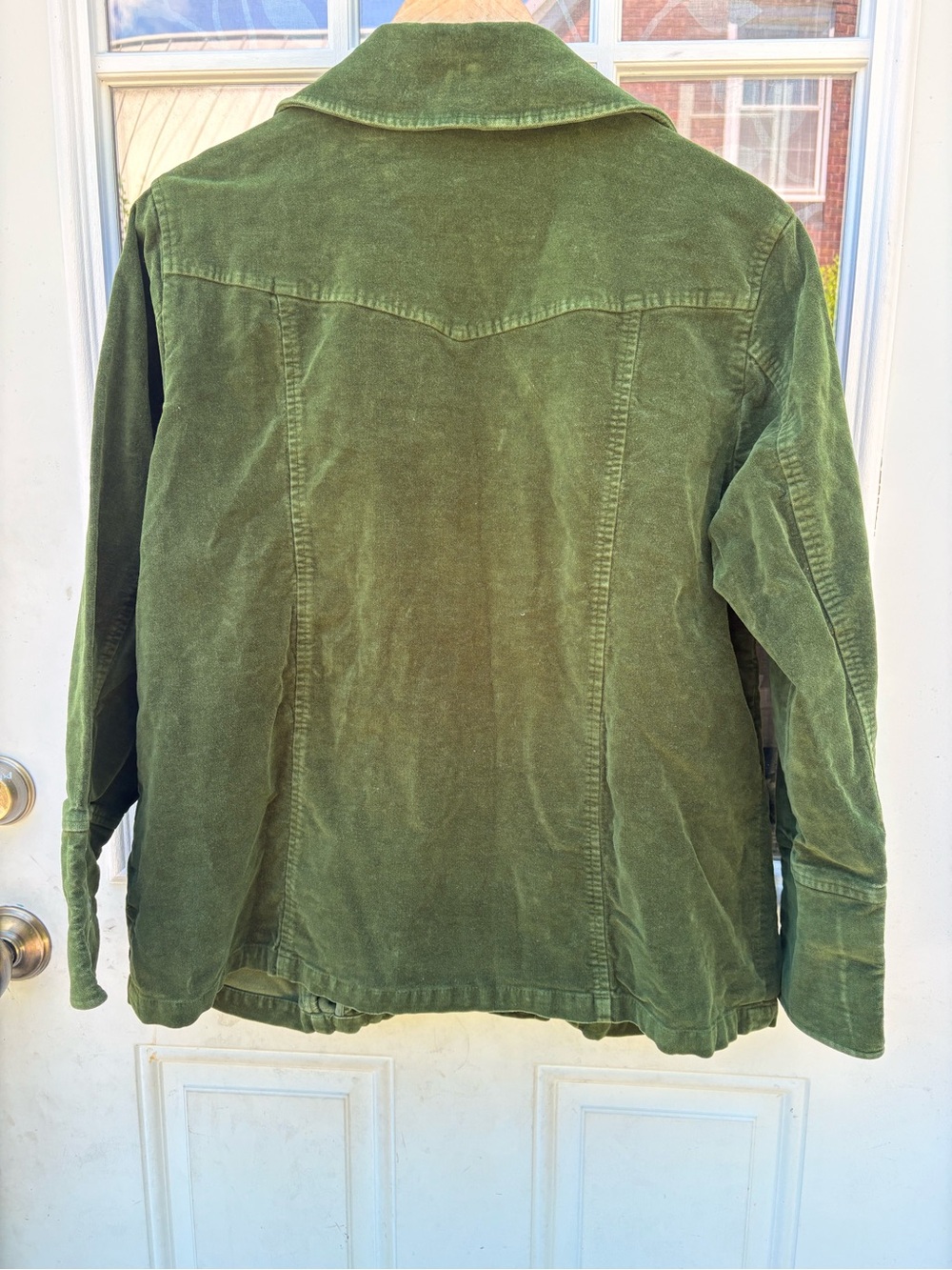 Talbots Green Corduroy Utility Jacket - Picture 3 of 5
